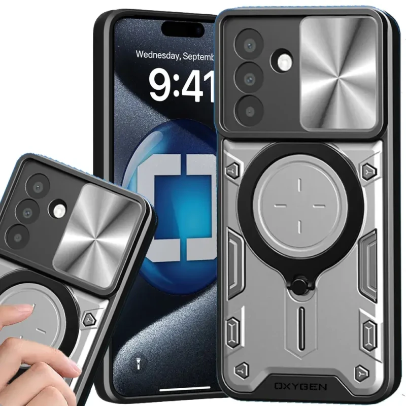 Etui na telefon Samsung Galaxy A56 5G Oxygen RR Srebrne.webp
