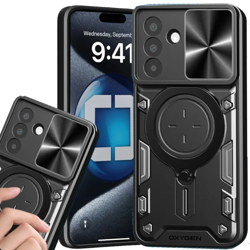 Etui na telefon Samsung Galaxy A36 5G Oxygen RR Czarne.webp