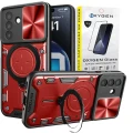 Etui na telefon Samsung Galaxy A26 5G Oxygen RR Czerwone + Szkło Hartowane 9H.webp