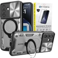 Etui na telefon Samsung Galaxy A26 5G Oxygen RR Srebrne + Szkło Hartowane 9H.webp