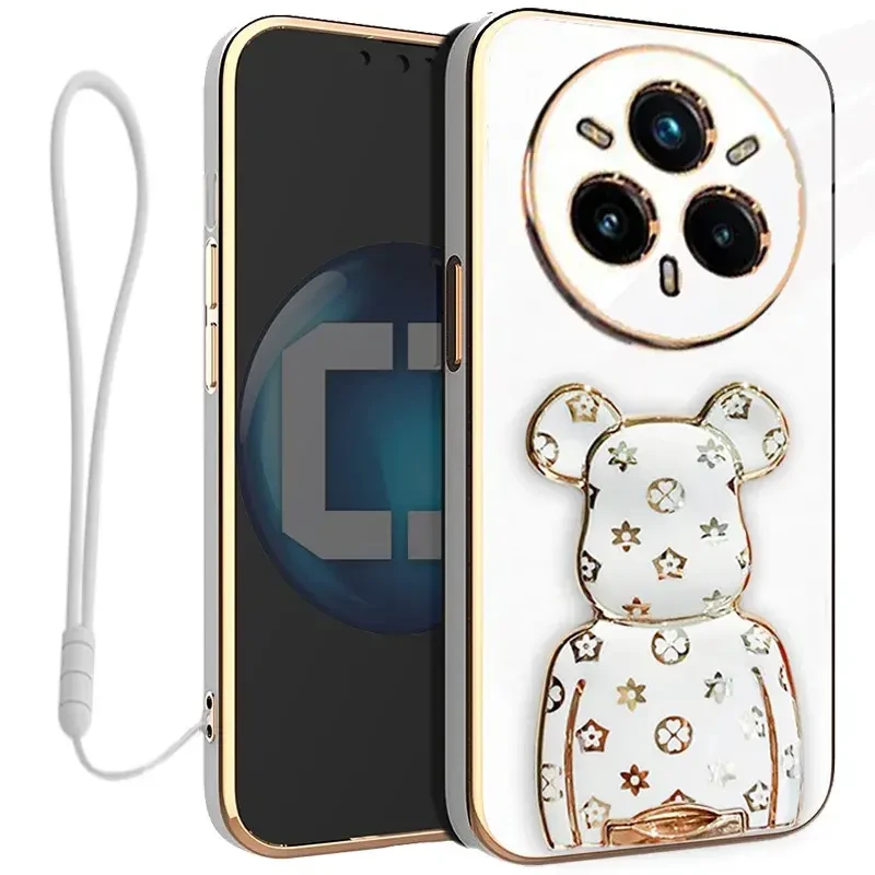 Etui na telefon Realme 14 PRO 5G Oxygen + Uchwyt BeaR Białe + Smycz.webp