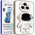 Etui na telefon Realme 14 PRO 5G Oxygen + Uchwyt Astro Białe + Super Folia.webp