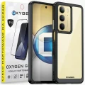 Etui na telefon Realme 14x Oxygen Pure Czarne + Szkło Hartowane 9H.webp