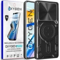 Etui na telefon Xiaomi 15 5G Oxygen RR Czarne + Super Folia.webp
