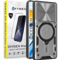 Etui na telefon Xiaomi 15 5G Oxygen RR Srebrne + Szkło Hartowane 9H.webp