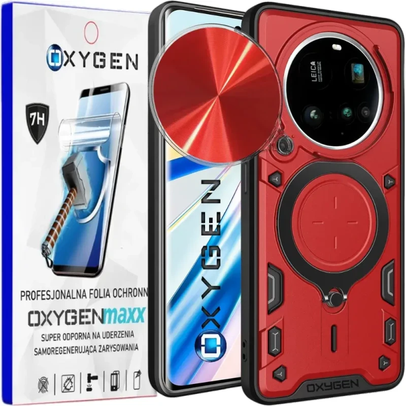 Etui na telefon Xiaomi 15 ULTRA Oxygen RR Czerwone + Super Folia.webp