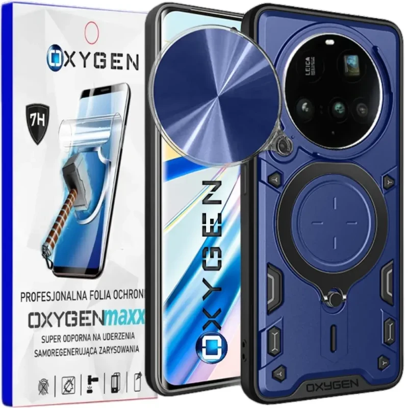 Etui na telefon Xiaomi 15 ULTRA Oxygen RR Niebieskie + Super Folia.webp