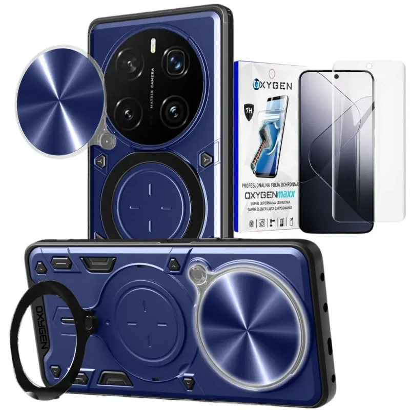 Etui na telefon Honor Magic7 PRO Oxygen RR Niebieskie + Super Folia.webp