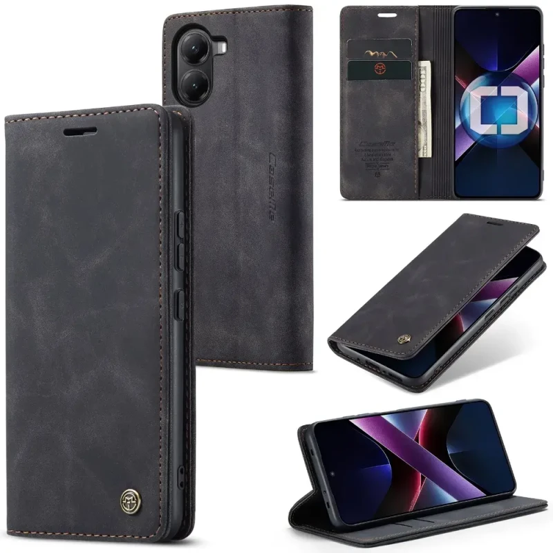Etui na telefon Xiaomi POCO X7 PRO 5G Oxygen Book Czarne.webp