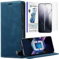 Etui na telefon Xiaomi POCO X7 PRO 5G Oxygen Book Niebieskie + Super Folia.webp