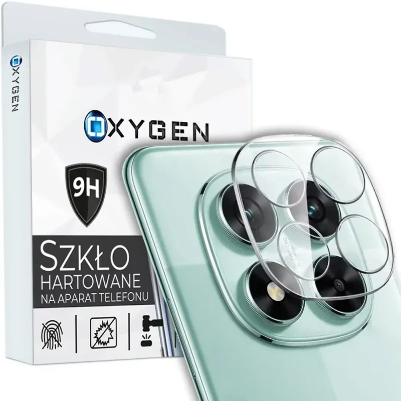 Szkło Hartowane Xiaomi Redmi Note 14 PRO 4G na aparat Oxygen.webp