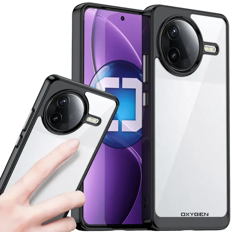 Etui na telefon Xiaomi POCO F7 PRO Oxygen Pure Czarne.webp