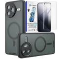 Etui na telefon Xiaomi POCO F7 PRO Oxygen MAGSafe Czarne + Super Folia.webp