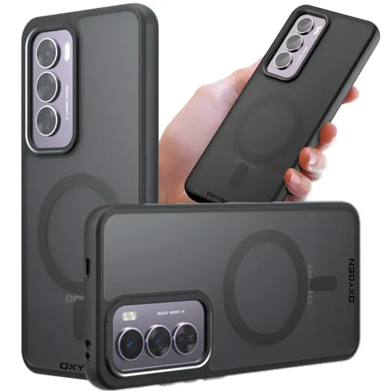 Etui na telefon Realme 14X 5G Oxygen MAGSafe Czarne.webp
