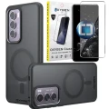 Etui na telefon Realme 14X 5G Oxygen MAGSafe Czarne + Szkło Hartowane 9H.webp