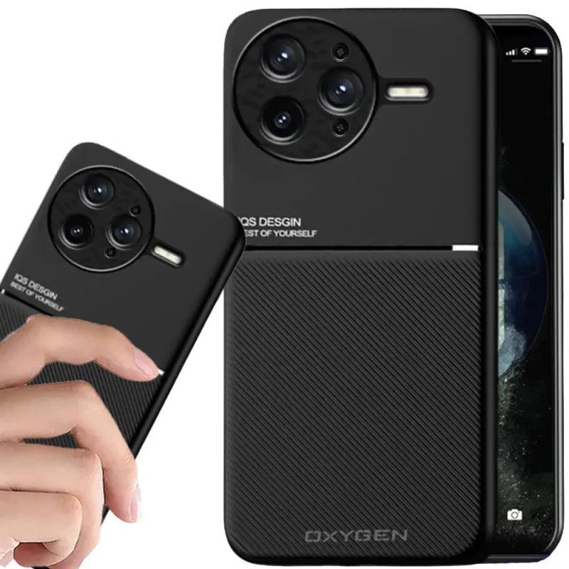 Etui na telefon Xiaomi POCO F7 PRO Oxygen IQS Czarne.webp