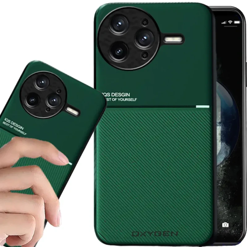 Etui na telefon Xiaomi POCO F7 PRO Oxygen IQS Zielone.webp