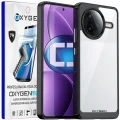 Etui na telefon Xiaomi POCO F7 ULTRA Oxygen Pure Czarne + Super Folia.webp