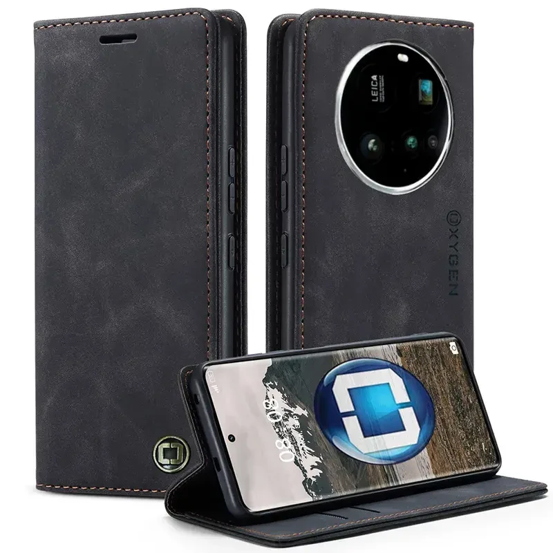 Etui na telefon Xiaomi 15 Ultra Oxygen BooK Czarne.webp