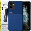 Etui na telefon Oppo Reno13 F 5G Oxygen IQS Niebieskie + Szkło Hartowane 9H.webp