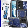Etui na telefon Samsung Galaxy S25 EDGE Oxygen RR Niebieskie + Super Folia.webp