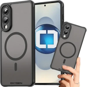 Etui na telefon Samsung Galaxy S25 EDGE Oxygen MAGSafe Czarne