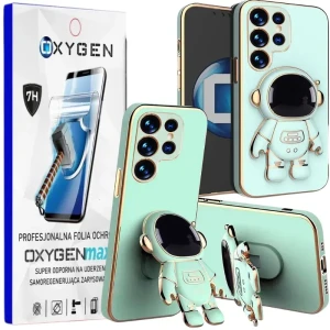 Etui na telefon SAMSUNG Galaxy S24 ULTRA Oxygen Astro Miętowe + Super Folia