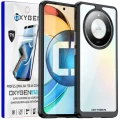 Etui na telefon Honor Magic6 Lite 5G Oxygen Pure Czarne + Super Folia.webp