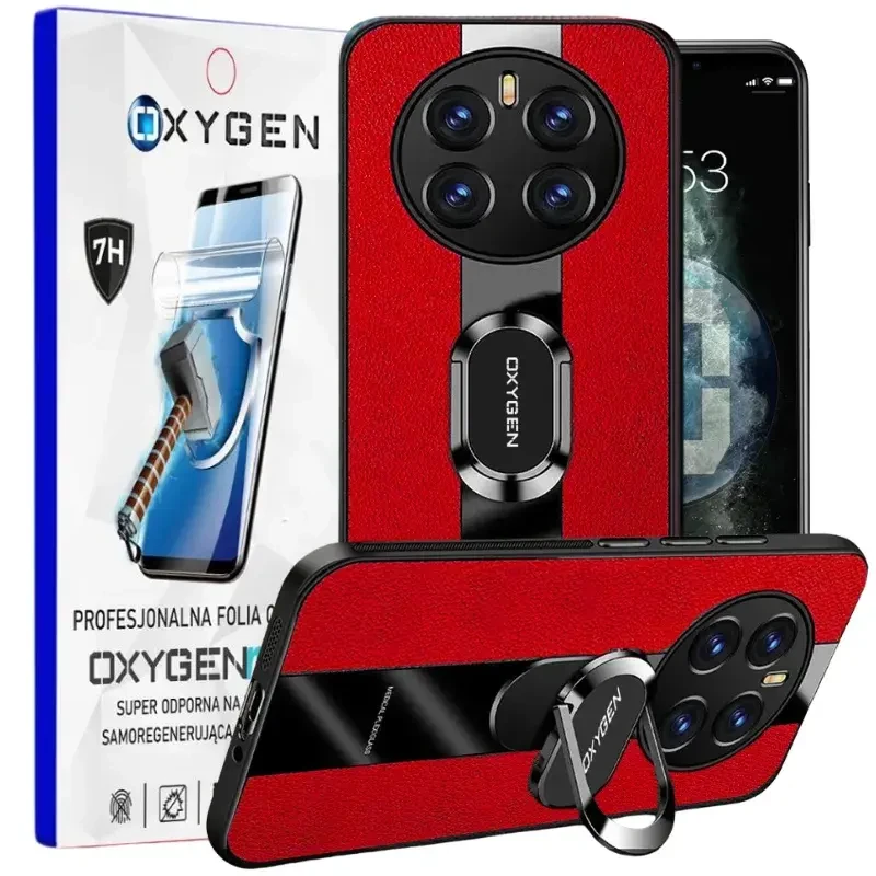 Etui na telefon Realme 12 PRO 12 PRO PLUS 5G Oxygen PAX Czerwone + Super Folia.webp