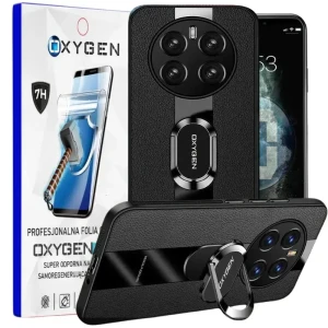 Etui na telefon Realme 12 PRO/ 12 PRO PLUS 5G Oxygen PAX Czarne + Super Folia