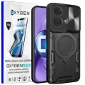 Etui na telefon Motorola Moto Edge 40 NEO Oxygen RR Czarne + Super Folia.webp