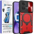 Etui na telefon Motorola Moto Edge 40 NEO Oxygen RR Czerwone + Super Folia.webp