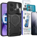 Etui na telefon Motorola Moto Edge 40 NEO Oxygen RR Czarne + Super Folia + Aparat.webp