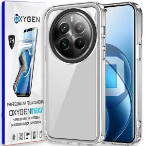 Etui na telefon Realme 12 Pro 5G /12 Pro PLUS 5G Oxygen Pure Bezbarwne + Super Folia
