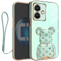 Etui na telefon Motorola Moto Edge 40 NEO Oxygen + Uchwyt BeaR Miętowe + Smycz.webp