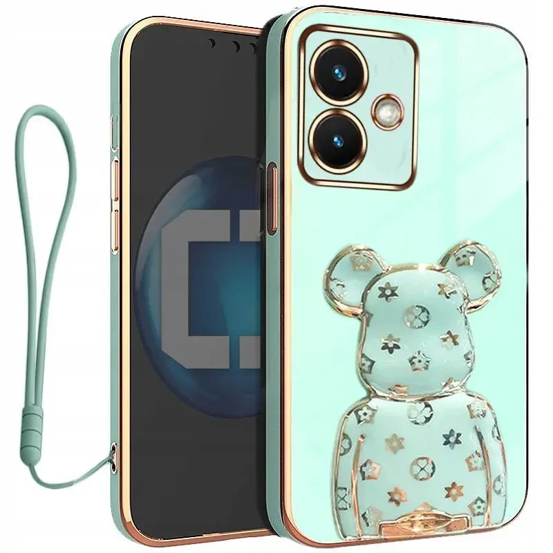 Etui na telefon Motorola Moto Edge 40 NEO Oxygen + Uchwyt BeaR Miętowe + Smycz.webp