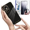 Etui na telefon Oppo Reno 10 5G Reno10 PRO 5G Oxygen GLOW Czarne + Super Folia.webp