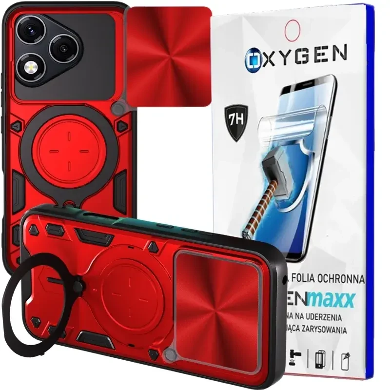 Etui na telefon Honor 400 Lite Oxygen RR Czerwone + Super Folia.webp