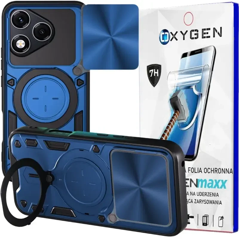Etui na telefon Honor 400 Lite Oxygen RR Niebieskie + Super Folia.webp