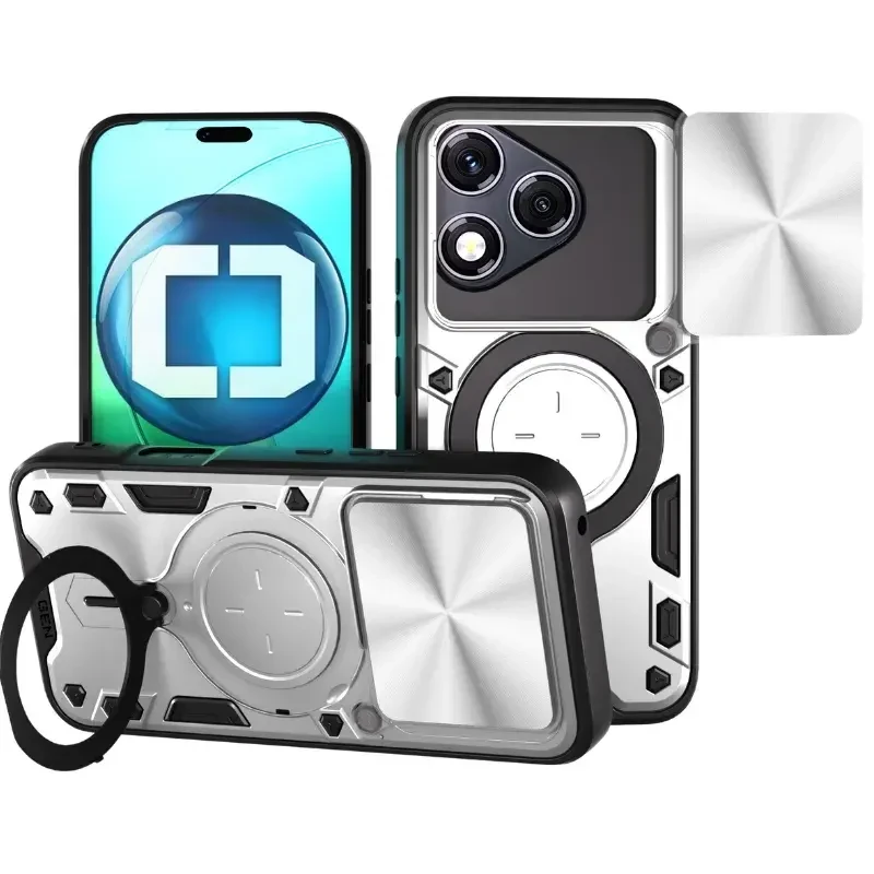 Etui na telefon Honor 400 Lite Oxygen RR Srebrne.webp