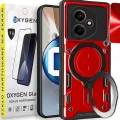 Etui na telefon Honor 400 5G Oxygen RR Czerwone + Szkło Hartowane 9H.webp