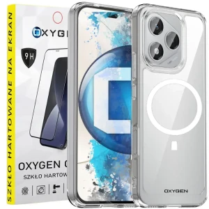 Etui na telefon Honor 400 Lite Oxygen PURE MAGSafe Bezbarwne + Szkło Hartowane 9H