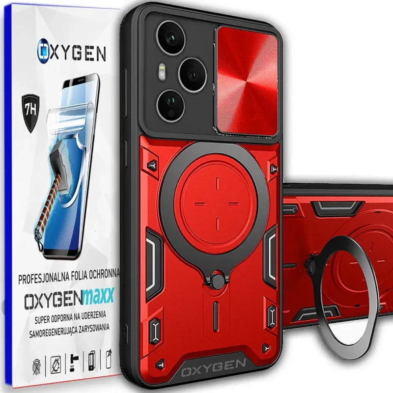 Etui na telefon Honor 400 PRO Oxygen RR Czerwone + Super Folia.webp