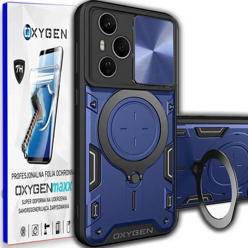 Etui na telefon Honor 400 PRO Oxygen RR Niebieskie + Super Folia.webp