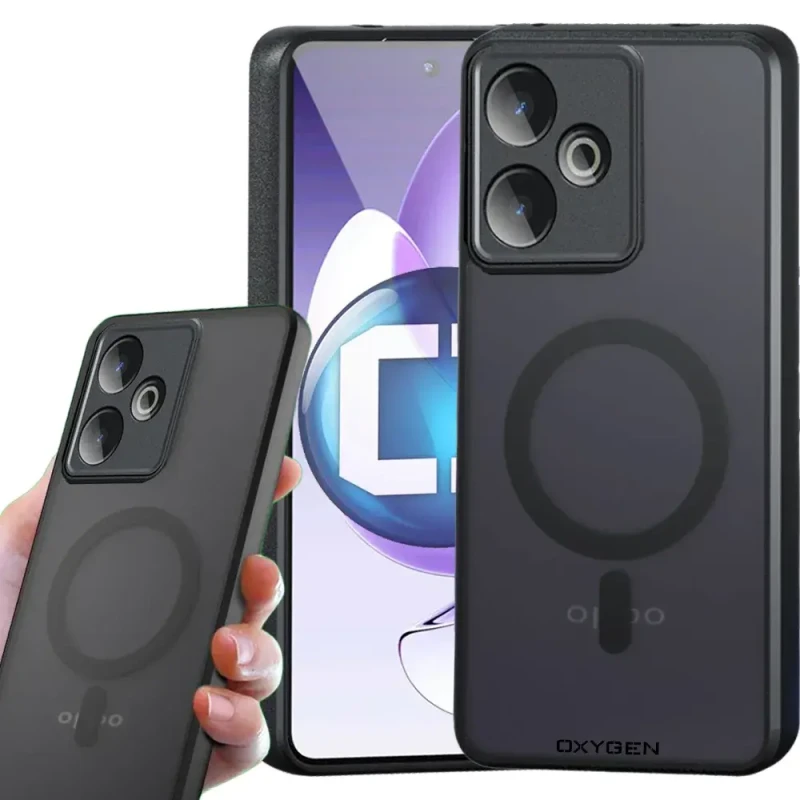 Etui na telefon Realme GT 7T Oxygen MAGSafe Czarne.webp