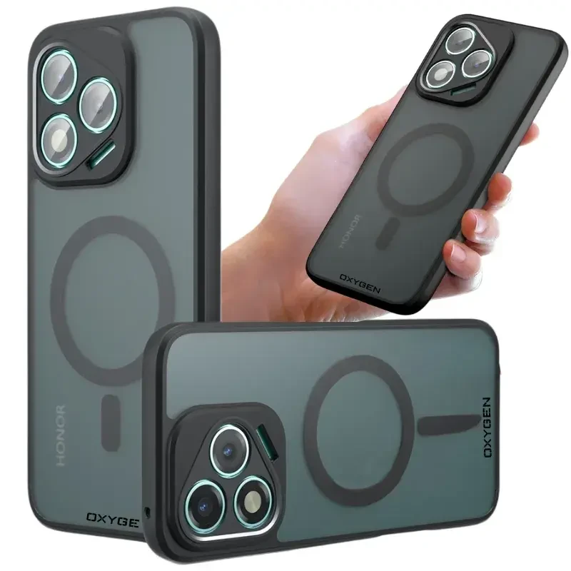 Etui na telefon Honor 400 Lite Oxygen MAGSafe Czarne.webp
