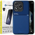 Etui na telefon Honor 400 Lite Oxygen IQS Niebieskie + Szkło Hartowane 9H.webp