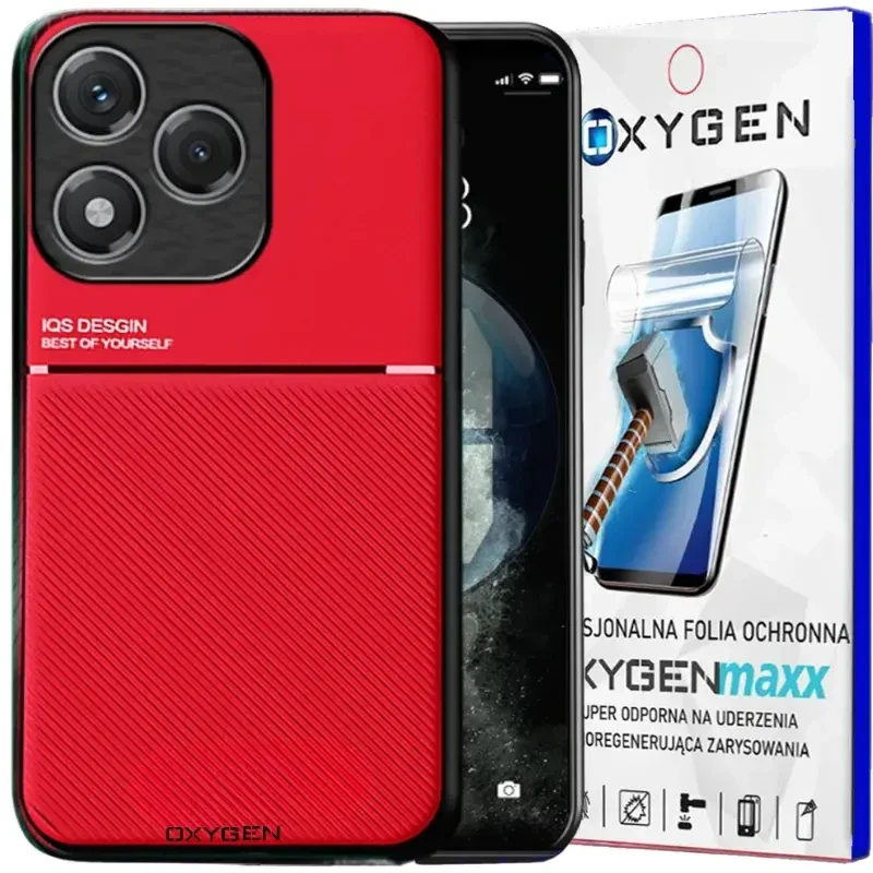 Etui na telefon Honor 400 Lite Oxygen IQS Czerwone + Super Folia.webp