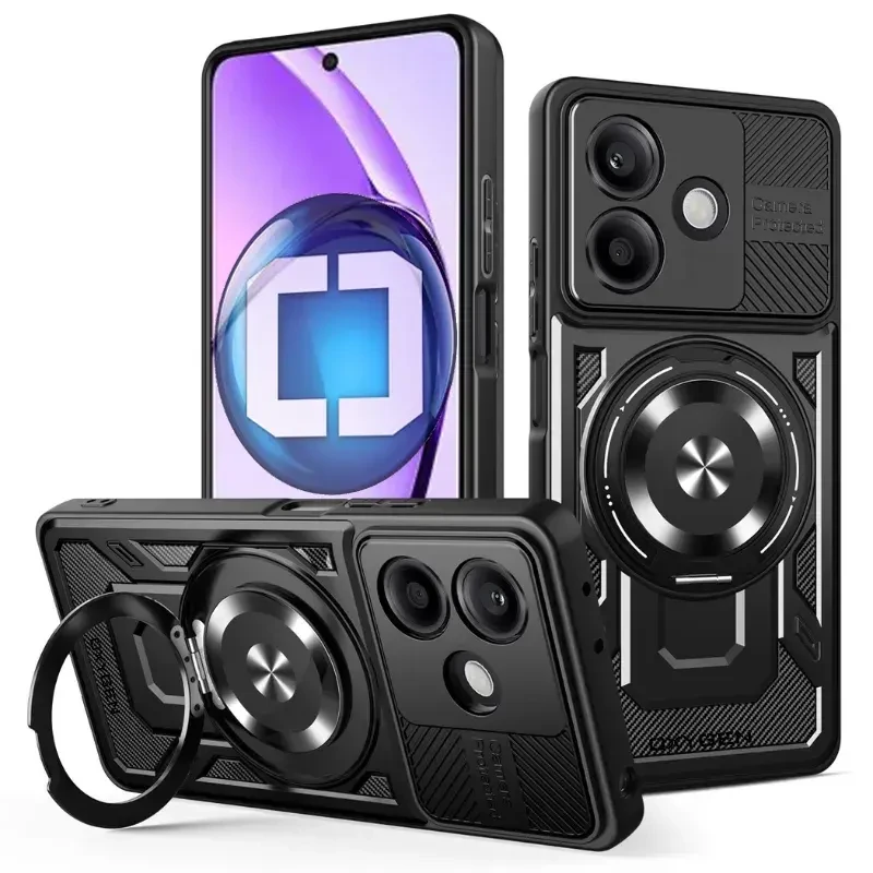 Etui na telefon Oppo A5 PRO 5G Oxygen RR MAGSafe Czarne.webp