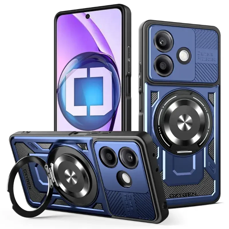 Etui na telefon Oppo A5 PRO 5G Oxygen RR MAGSafe Niebieskie.webp